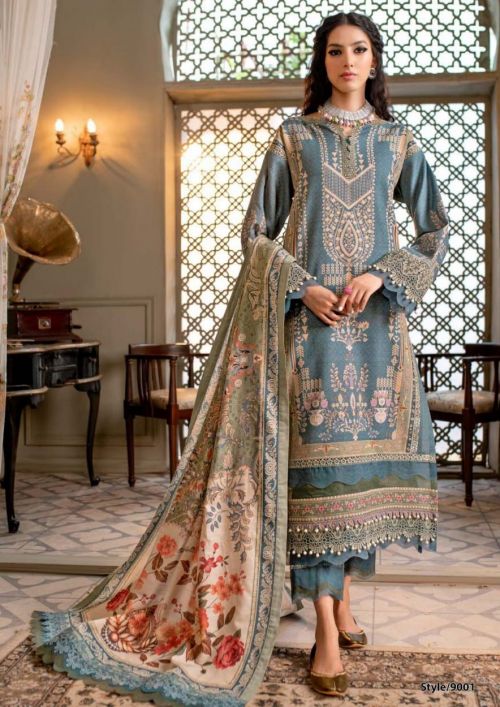 Malika Vol 9 By Mishri  Karachi Cotton Dress Material Catalog
